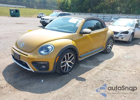 2018 Volkswagen Beetle 2.0T Dune from USA, damaged, VIN 3VWTDAAT5JM501400